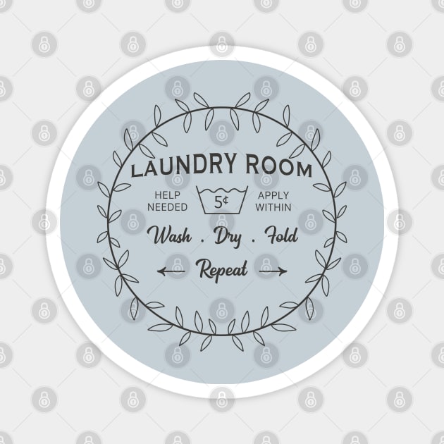 Laundry room decor Magnet by Mimie20